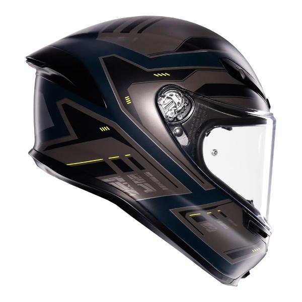 AGV K6 S Enhance Matt Grey/Fluro Yellow