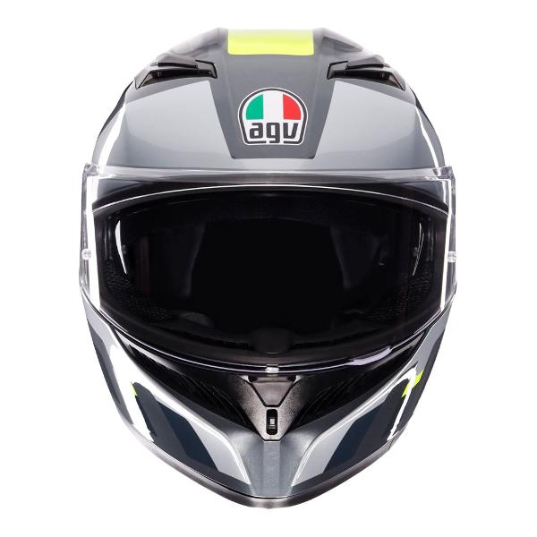 AGV K3 Shade Grey/Fluro Yellow