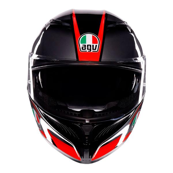 AGV K3 Striga Matt Black/Grey/Red