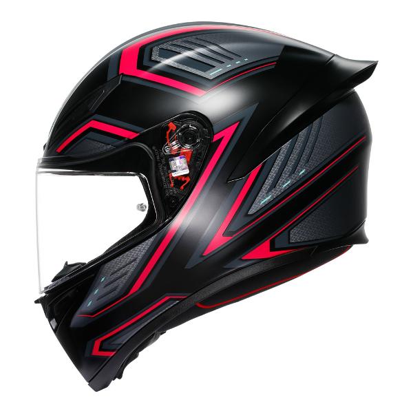 HELMET AGV K1 S SLING MATT BLACK / PINK