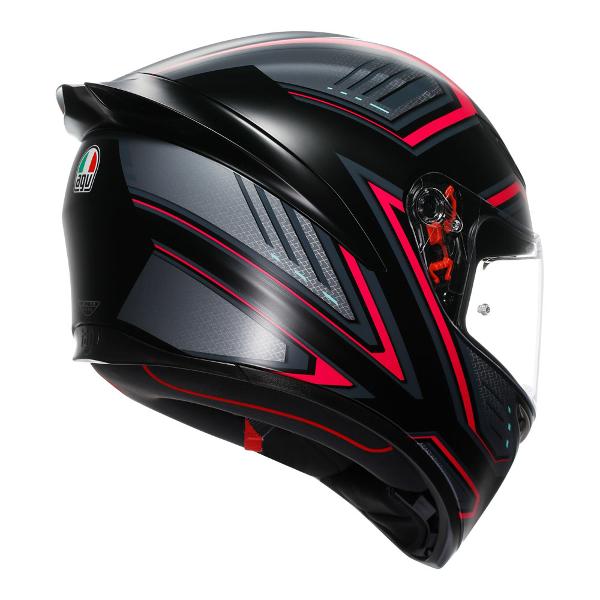 HELMET AGV K1 S SLING MATT BLACK / PINK