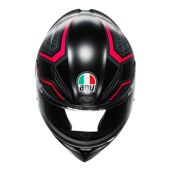HELMET AGV K1 S SLING MATT BLACK / PINK