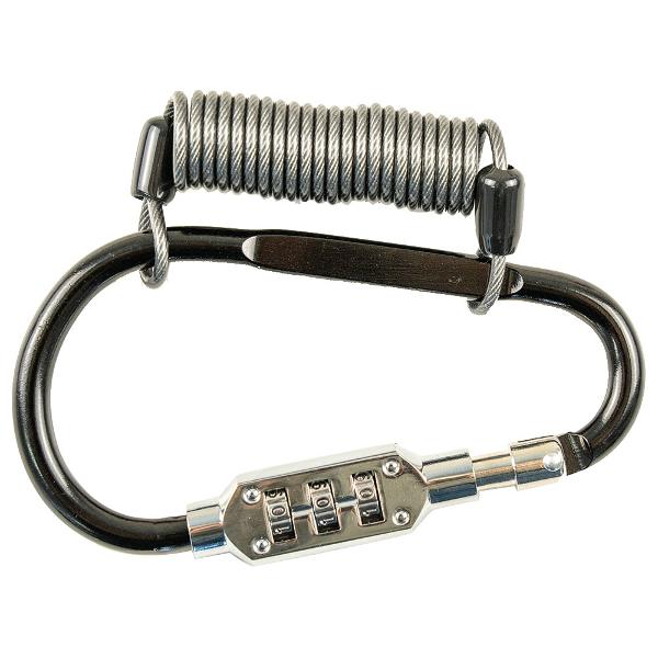 Combination Helmet/Gear Lock