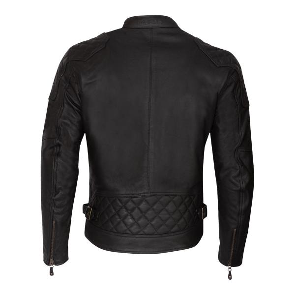 MERLIN Jacket Chester Café D3O Leather Black