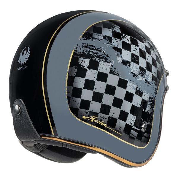 MERLIN Helmet Blackbird Racer Black