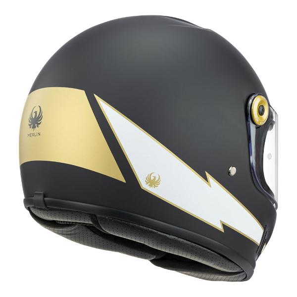 MERLIN Helmet Revival Flash Matt Black
