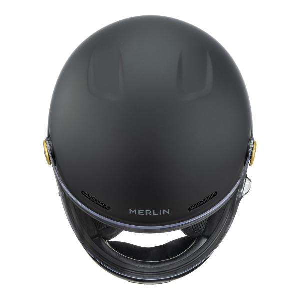 MERLIN Helmet Revival Flash Matt Black