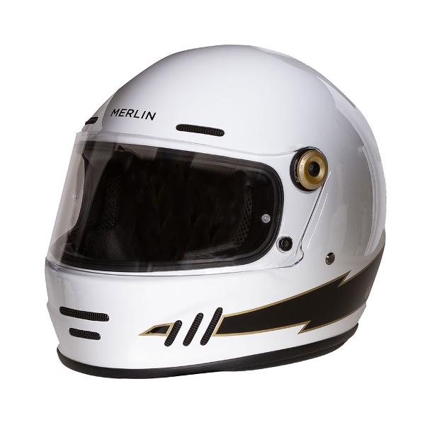 MERLIN Helmet Revival Flash Optic White