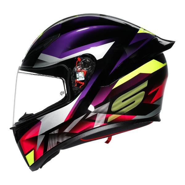 AGV K1 S Fastlap Black/Purple/Pink