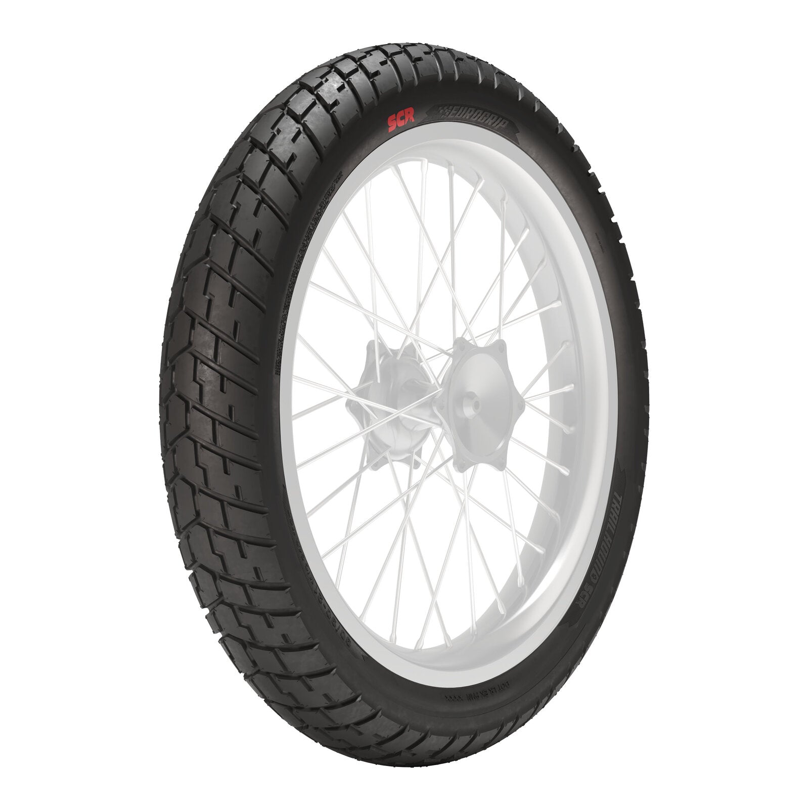 Eurogrip Trailhound SCR 100/90-19 Front Tubeless Tyre (57H Rating)