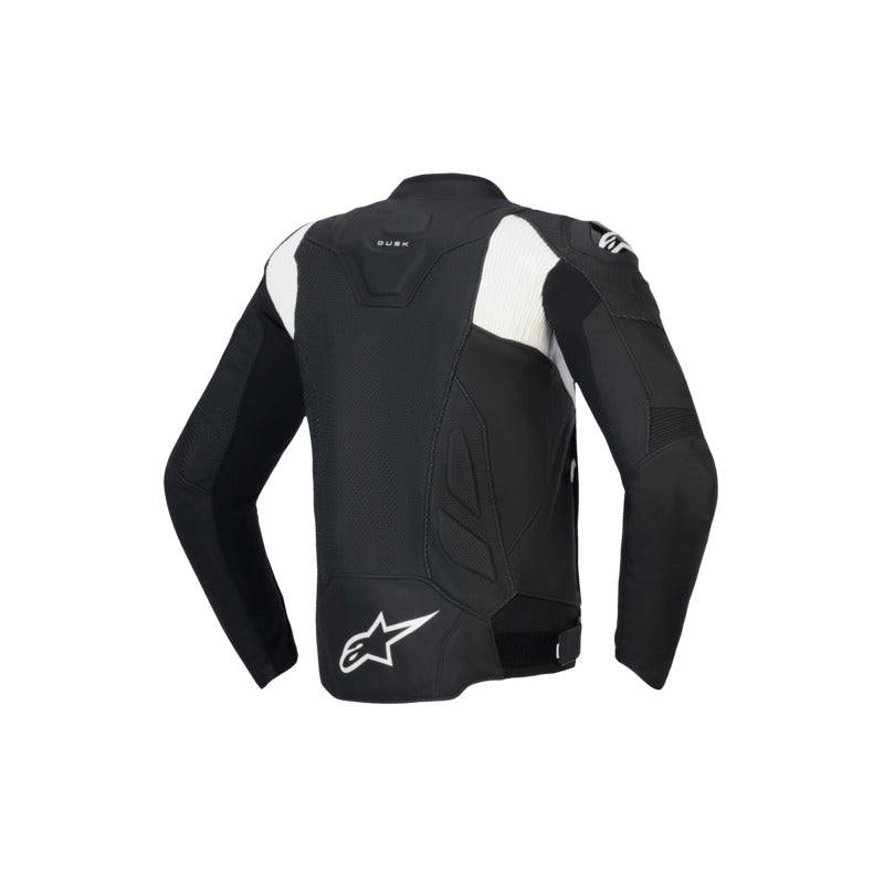 Alpinestars Dusk Airflow Leather Jacket - Black/White