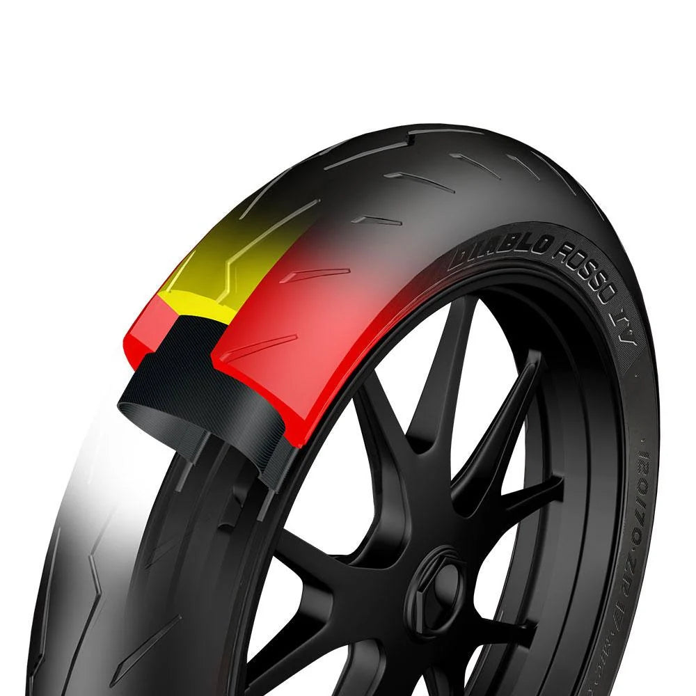 PIRELLI DIABLO ROSSO IV TL 120/70ZR-17 58W FRONT