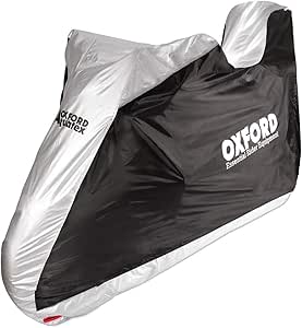 MOTORCYCLE COVER OXFORD AQUATEX MEDIUM WITH TOP BOX
