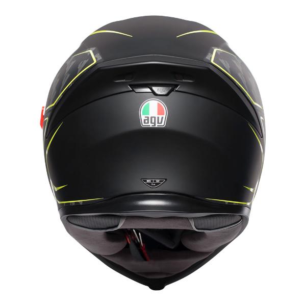 AGV K5 S Tornado Matt Black/Yellow Fluro