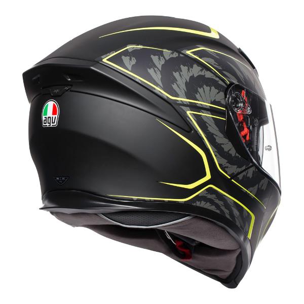 AGV K5 S Tornado Matt Black/Yellow Fluro