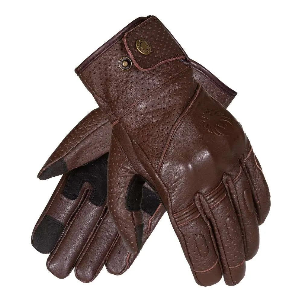 MERLIN Gloves Legacy D3O Leather Dark Brown