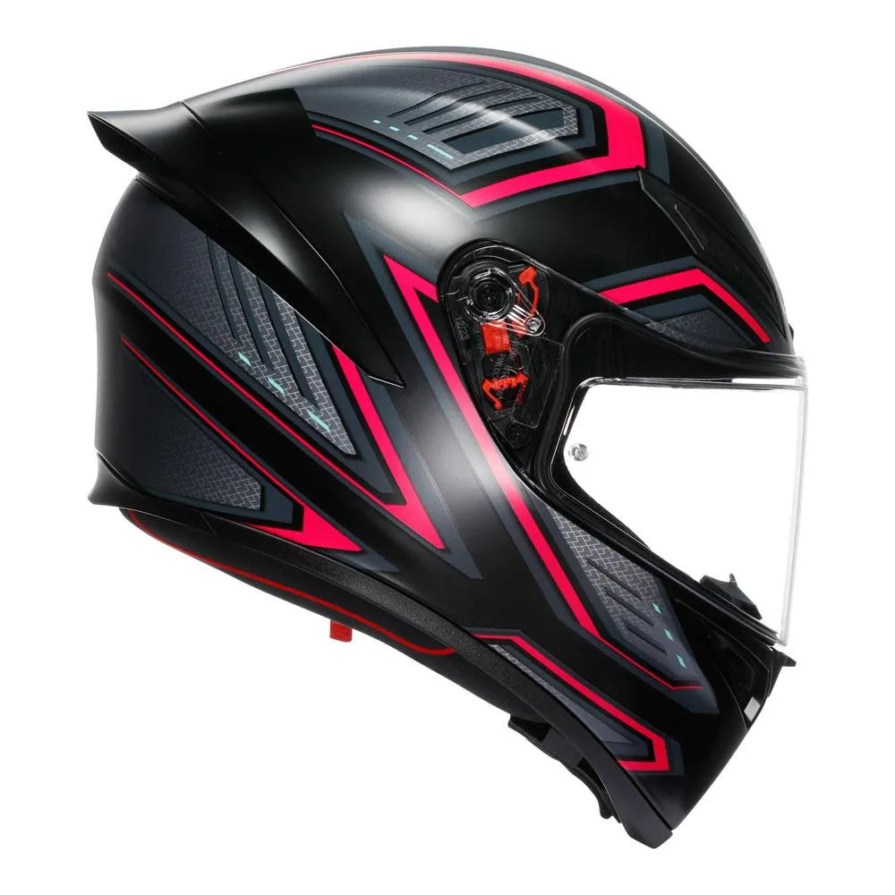 HELMET AGV K1 S SLING MATT BLACK / PINK