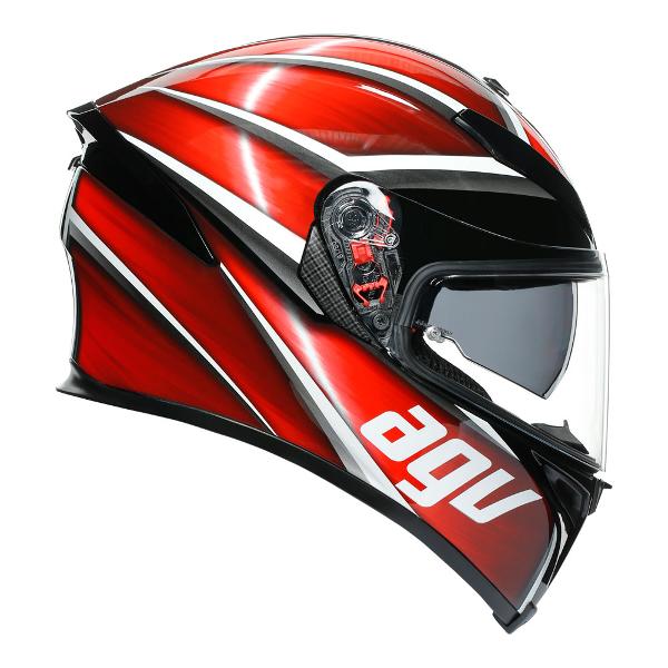 AGV K5 S Tempest Black/Red