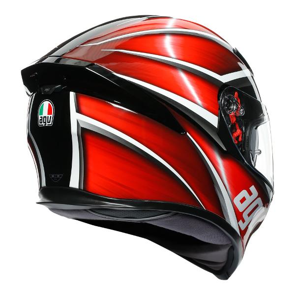 AGV K5 S Tempest Black/Red