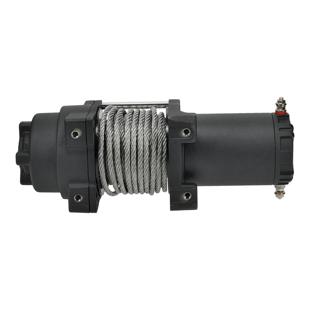 All Balls 4 Bolt Winch 4500lb with 33ft Steel Wire