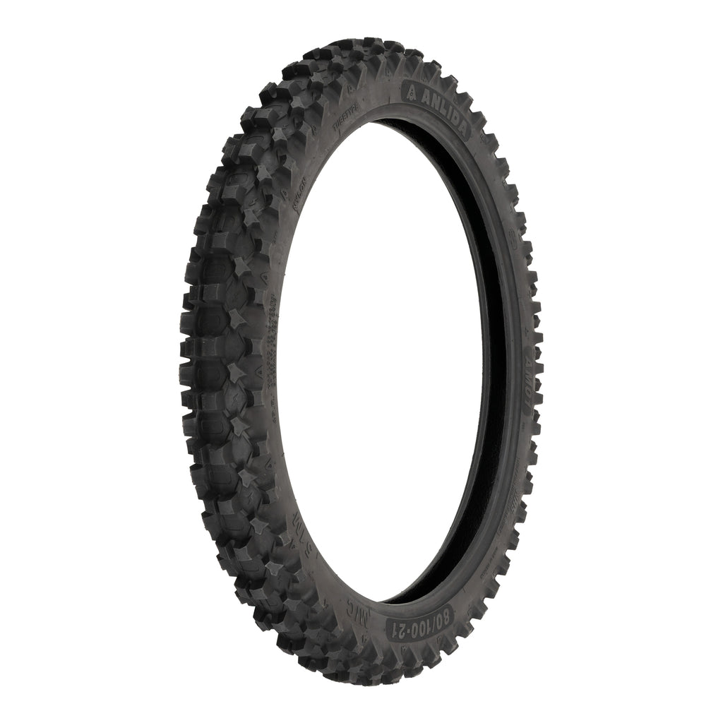 Anlida AM01 Tyre Set 80/100-21 Front & 110/90-19 Rear (NHS)