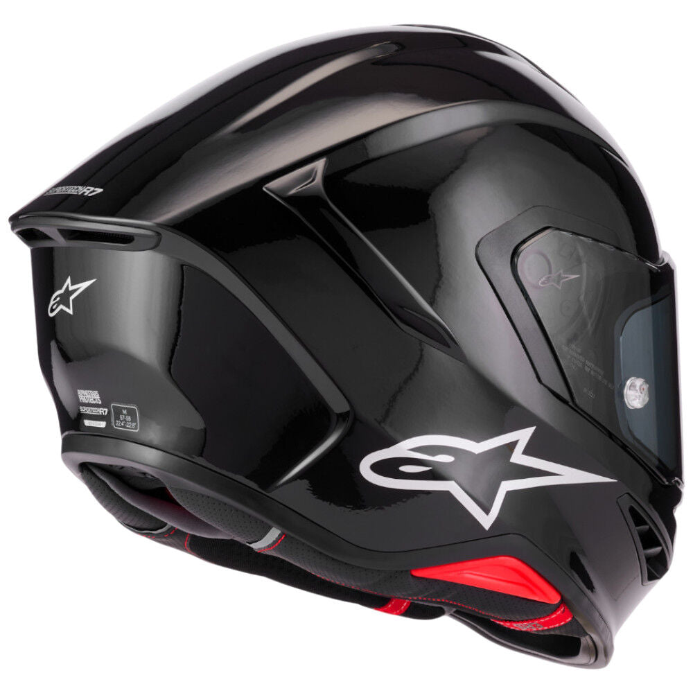 Alpinestars SR7 Solid Black Gloss