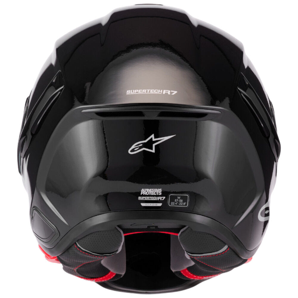 Alpinestars SR7 Solid Black Gloss