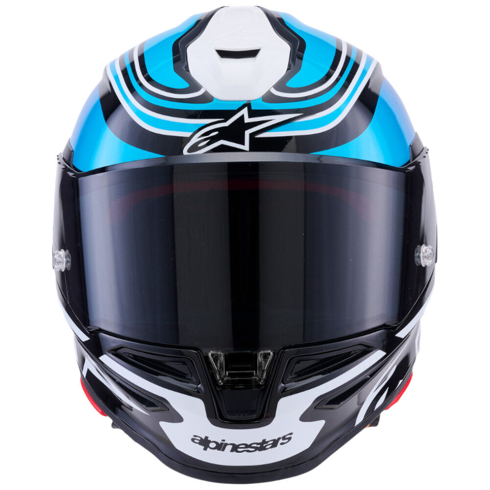 ALPINESTARS SR7 - ZEAL/ BLACK BLUE FLURO PINK WHITE GLOSS