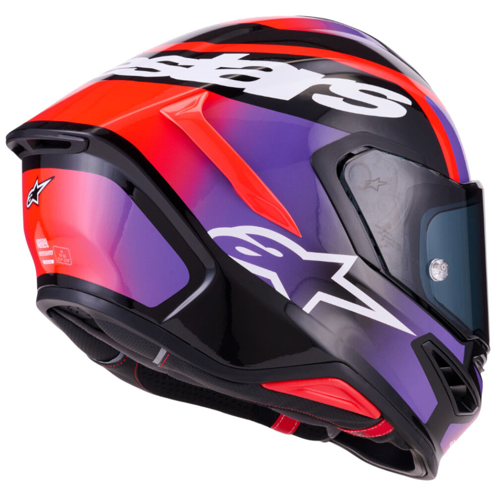 Alpinestars SR7 Lumen Black / Purple / Red / White Gloss