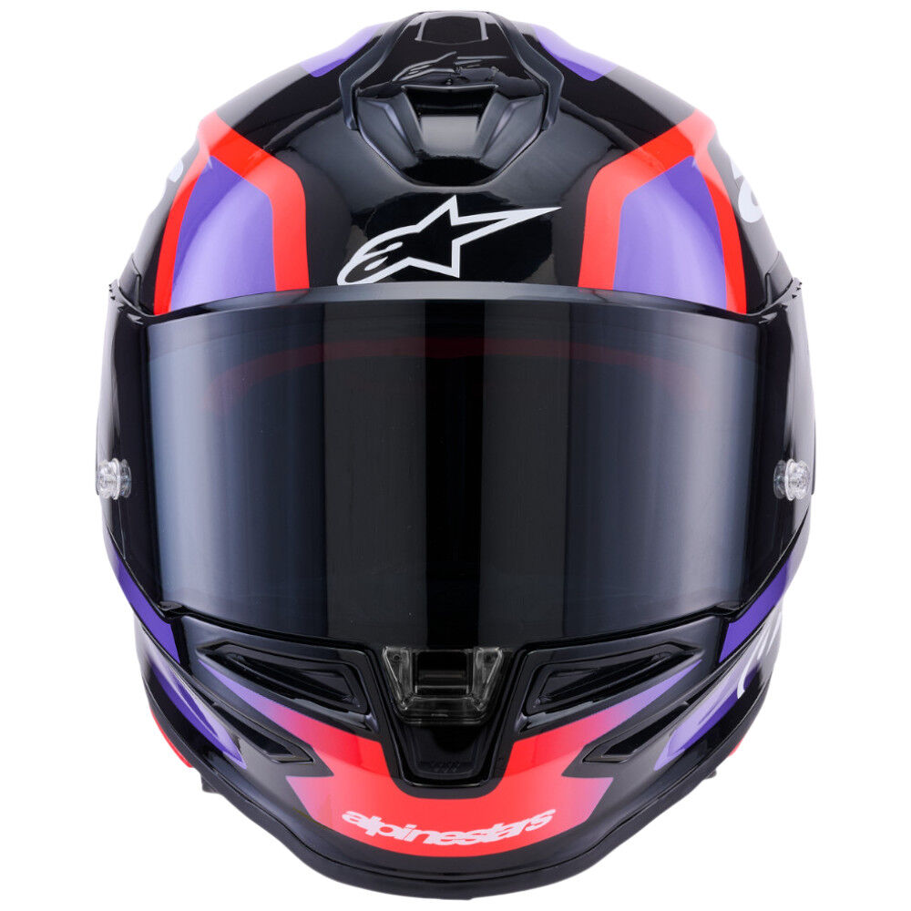 Alpinestars SR7 Lumen Black / Purple / Red / White Gloss