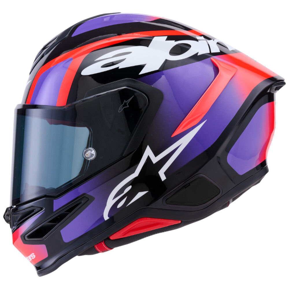 Alpinestars SR7 Lumen Black / Purple / Red / White Gloss
