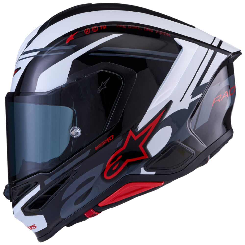 Alpinestars SR7 Acore Black / White / Red Gloss