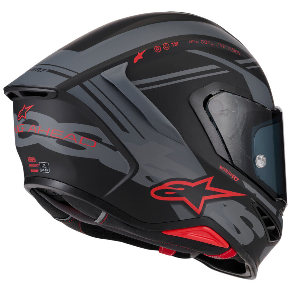 ALPINESTARS SR7 Acore Black / Grey / Red Matte