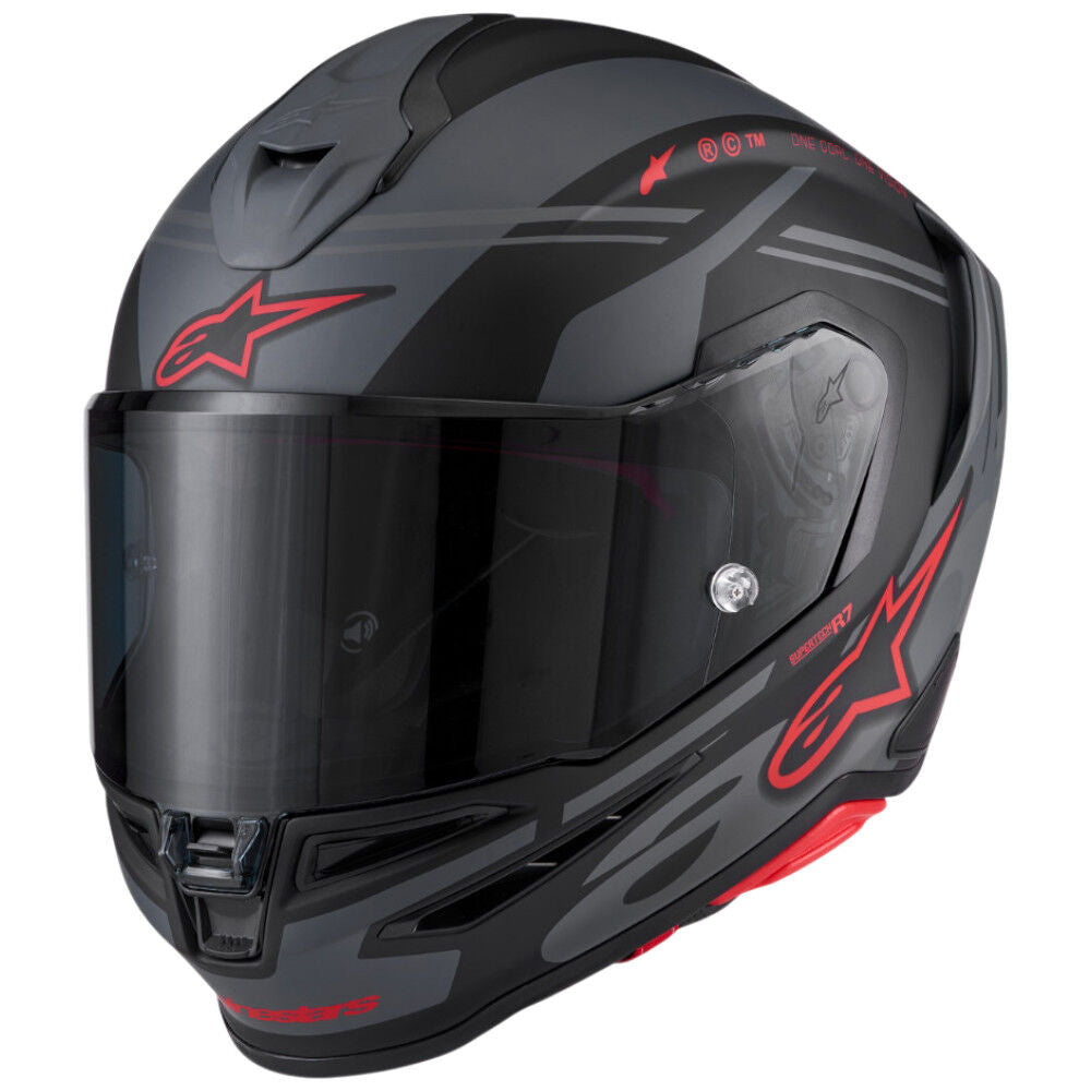 ALPINESTARS SR7 Acore Black / Grey / Red Matte