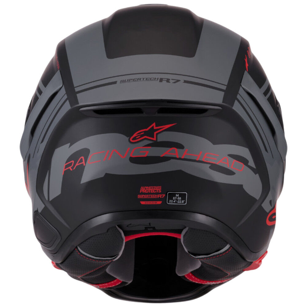 ALPINESTARS SR7 Acore Black / Grey / Red Matte