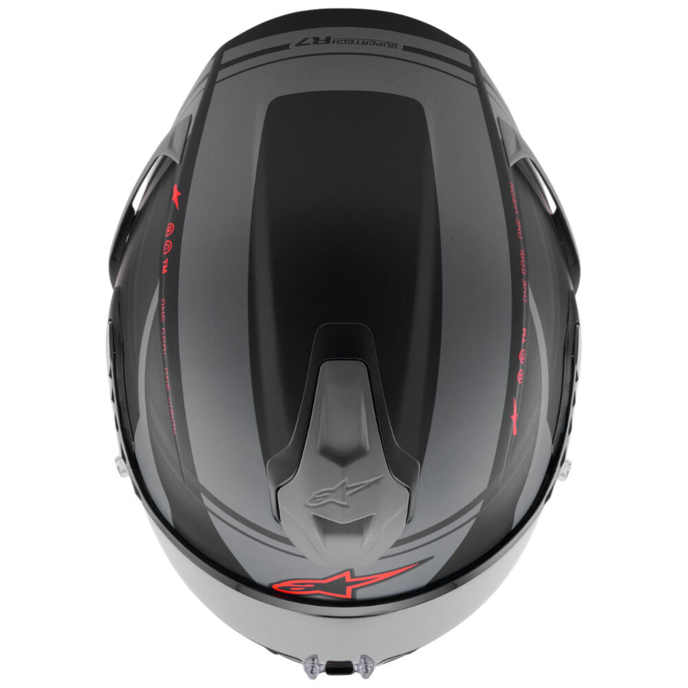 ALPINESTARS SR7 Acore Black / Grey / Red Matte