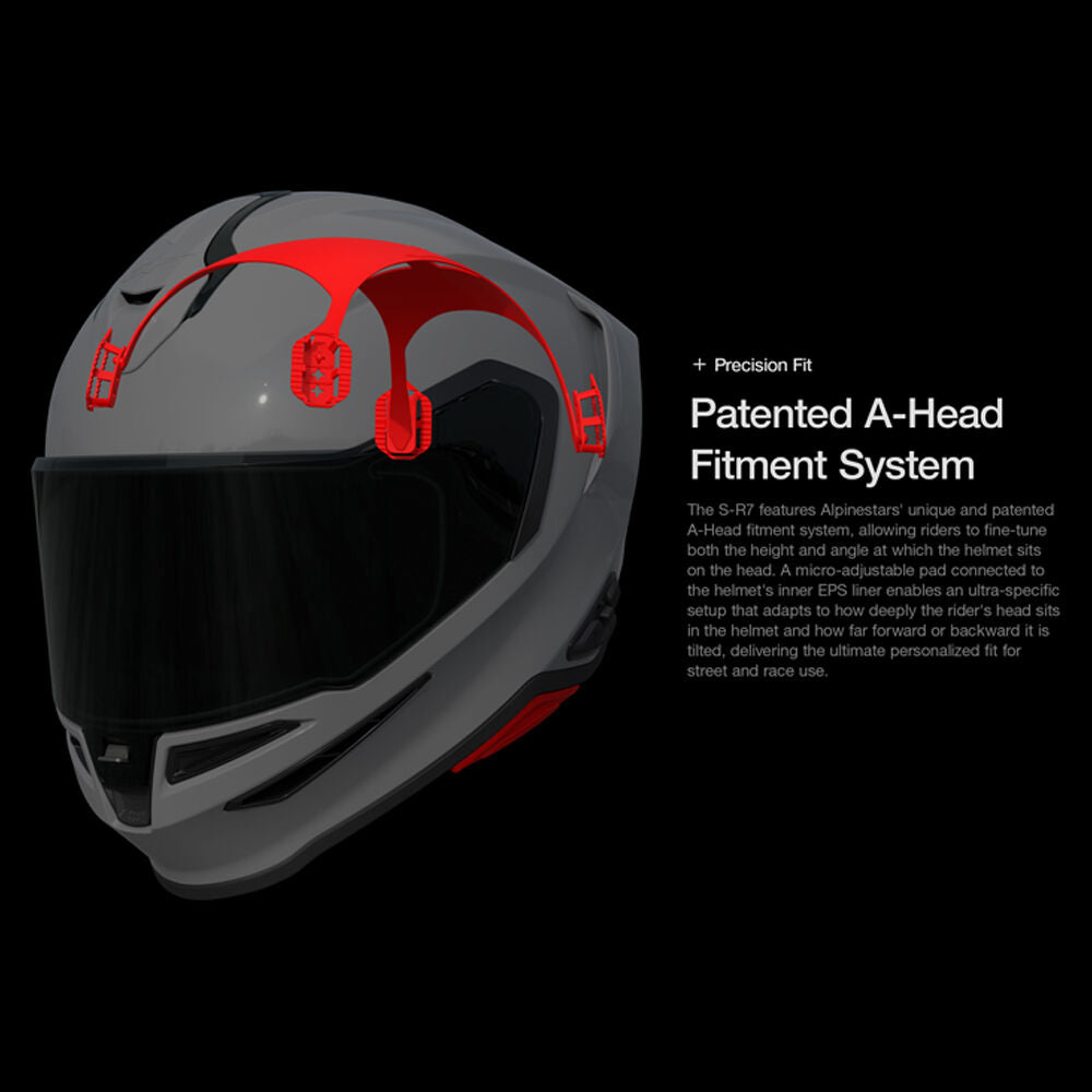 ALPINESTARS SR7 Acore Black / Grey / Red Matte