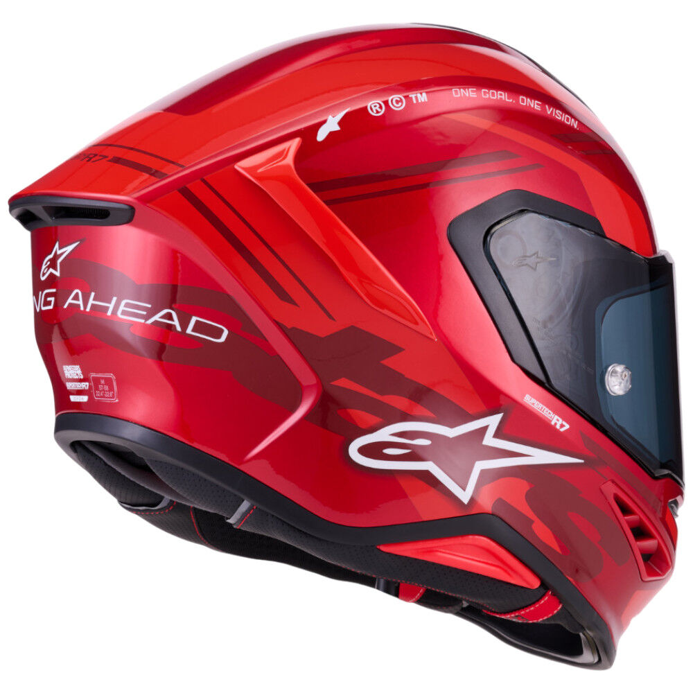 Alpinestars SR7 Acore Red / White Gloss