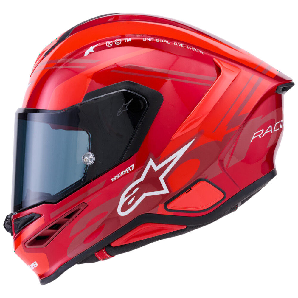 Alpinestars SR7 Acore Red / White Gloss