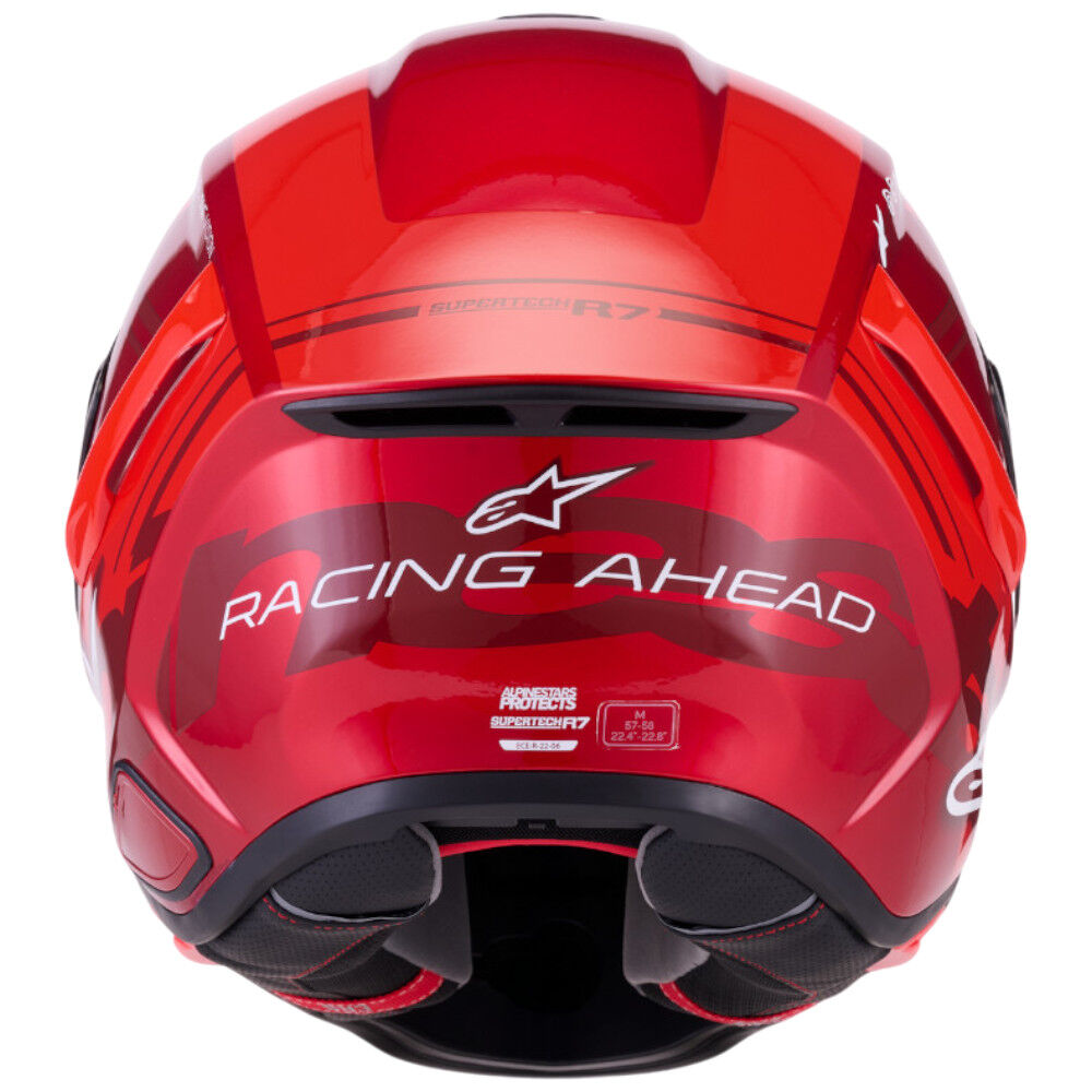 Alpinestars SR7 Acore Red / White Gloss