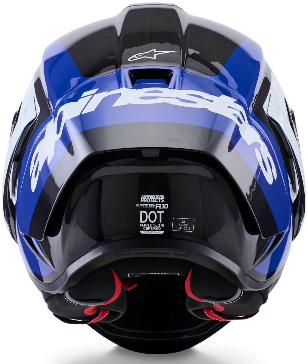 Alpinestars Supertech SR10 Arius Full Face Helmet - Black/White/Blue
