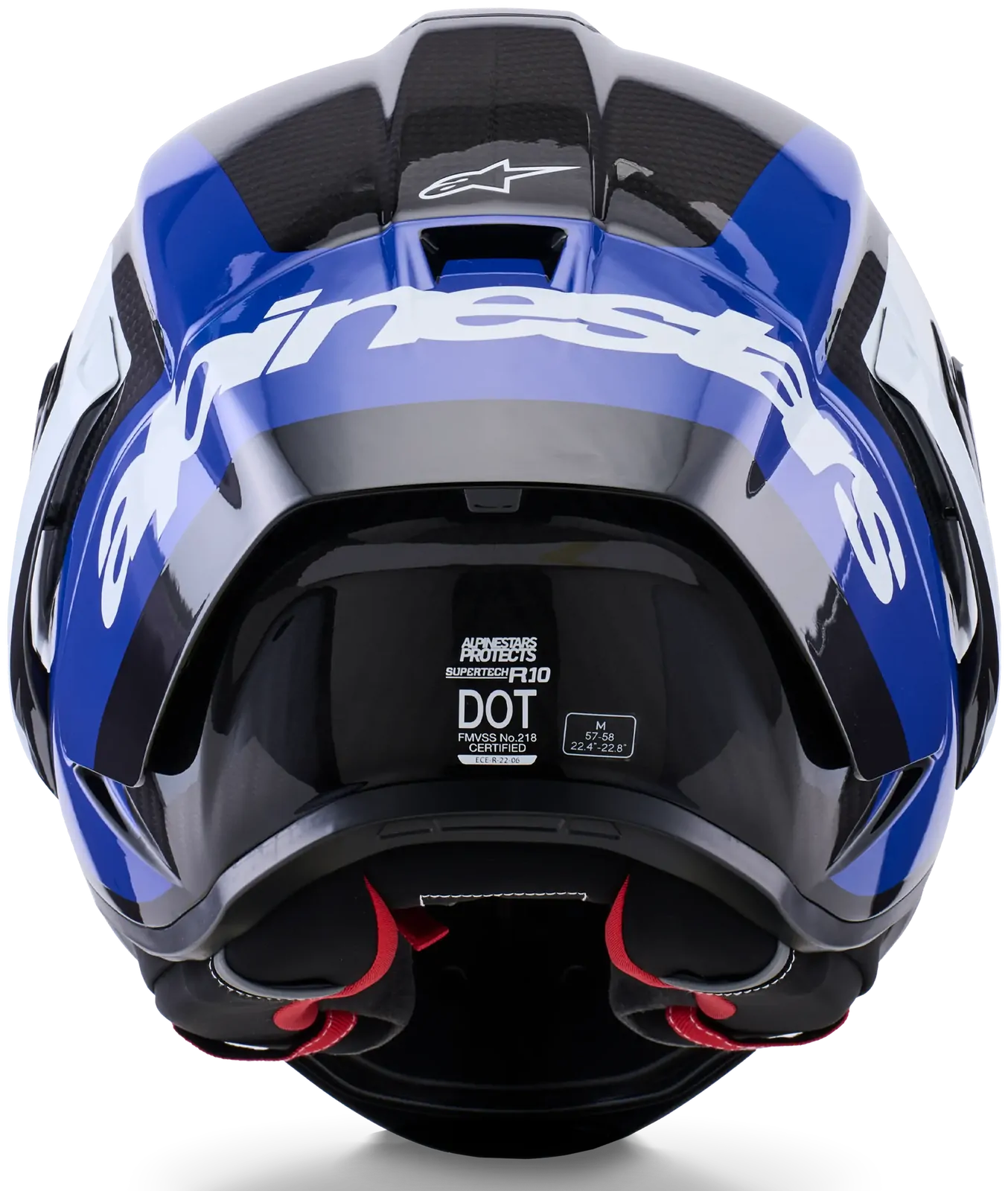 Alpinestars Supertech SR10 Arius Full Face Helmet - Black/White/Blue