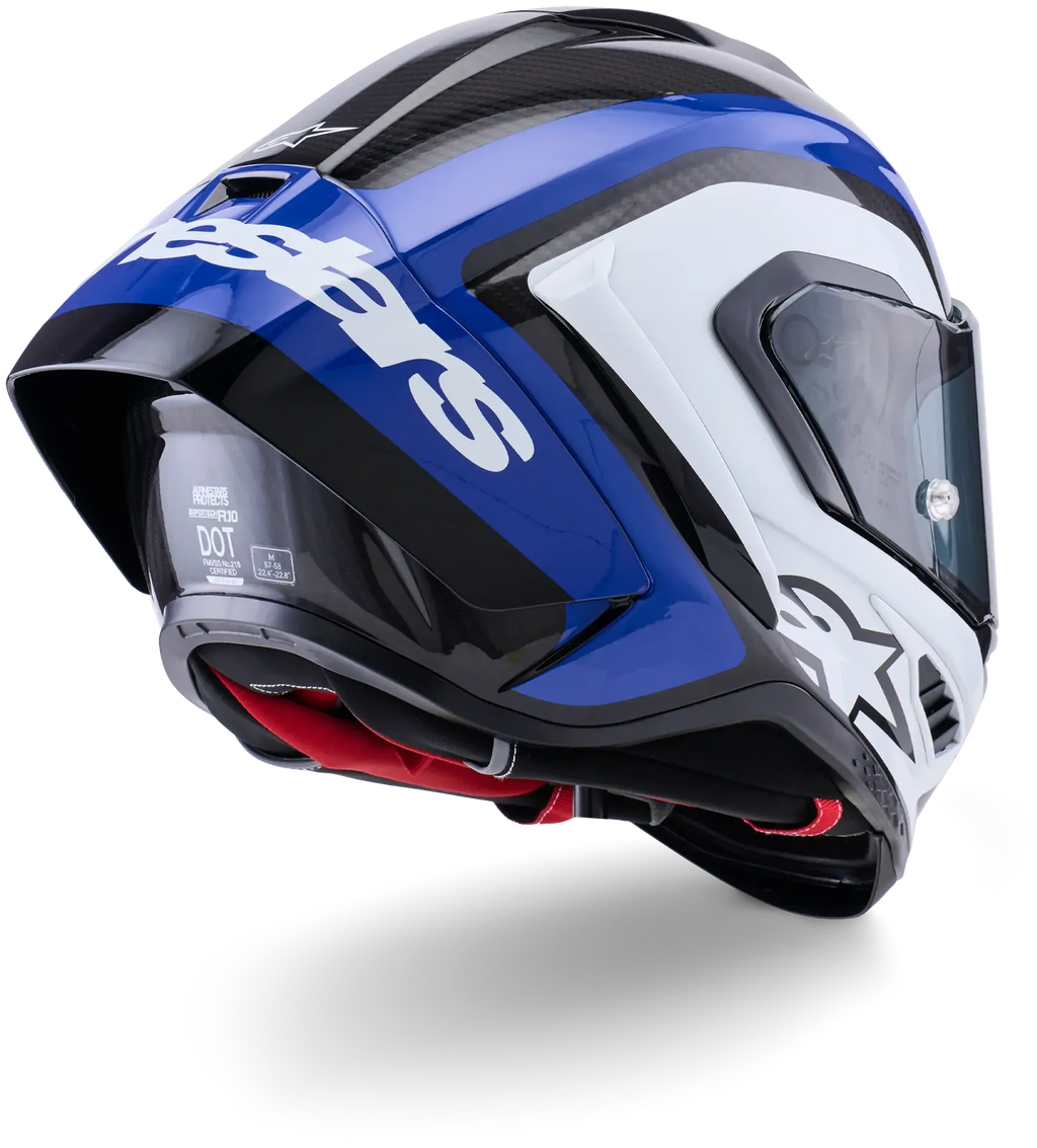 Alpinestars Supertech SR10 Arius Full Face Helmet - Black/White/Blue