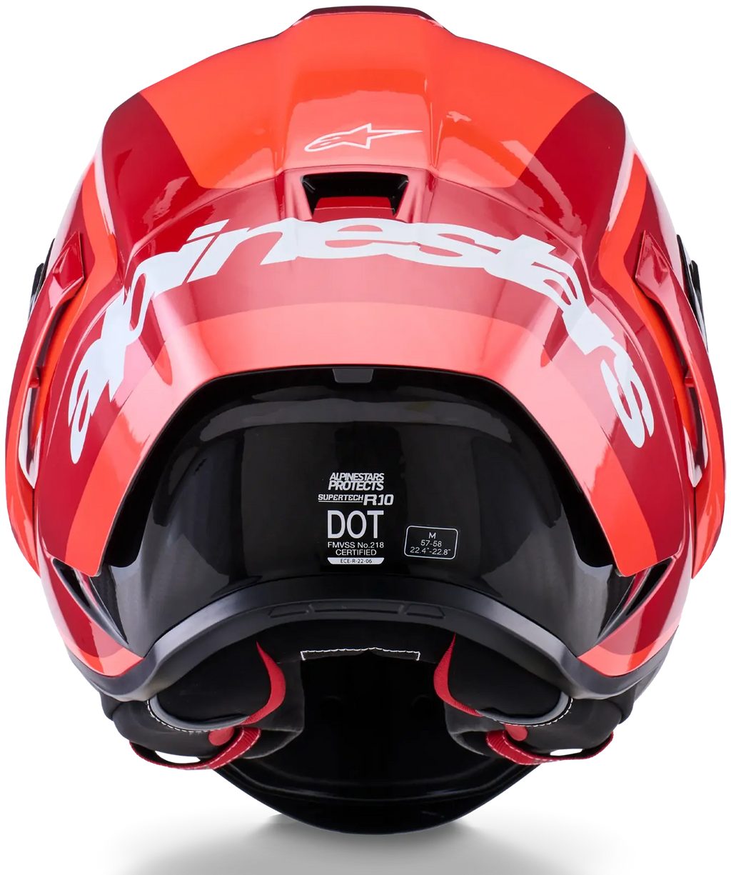 ALPINESTARS Supertech SR10 Arius Full Face Helmet - Black/White/Red
