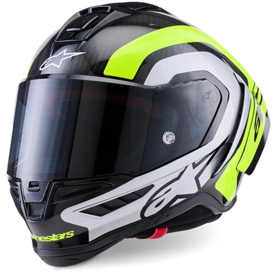 Alpinestars Alpinestars Supertech R10 Arius Full Face Helmet - Black/Silver/Yellow