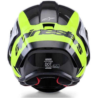 Alpinestars Alpinestars Supertech R10 Arius Full Face Helmet - Black/Silver/Yellow