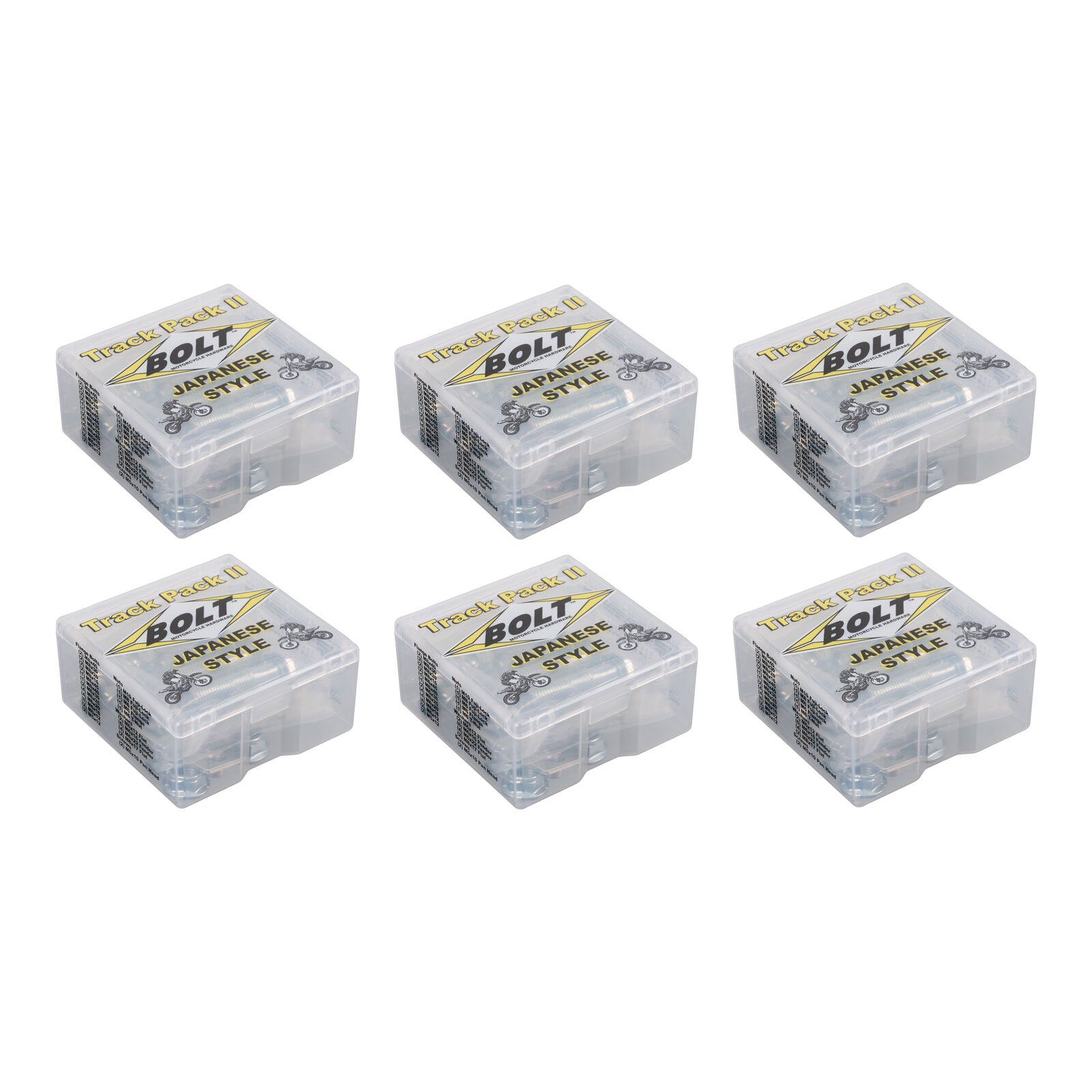 Bolt Track Pack for Japanese MC - 6 Kits Display
