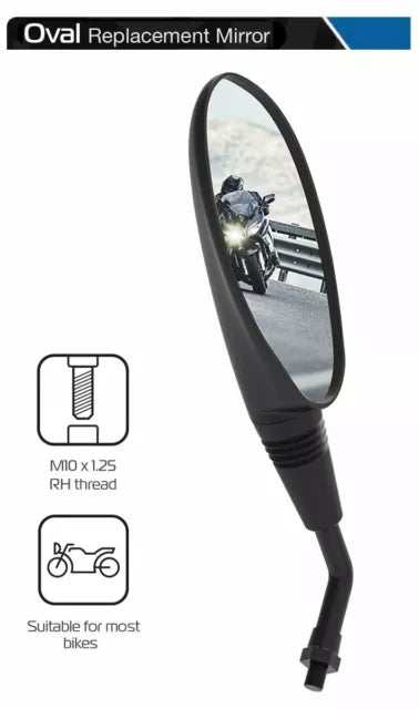 REAR MIRROR  LH OXFORD OVAL