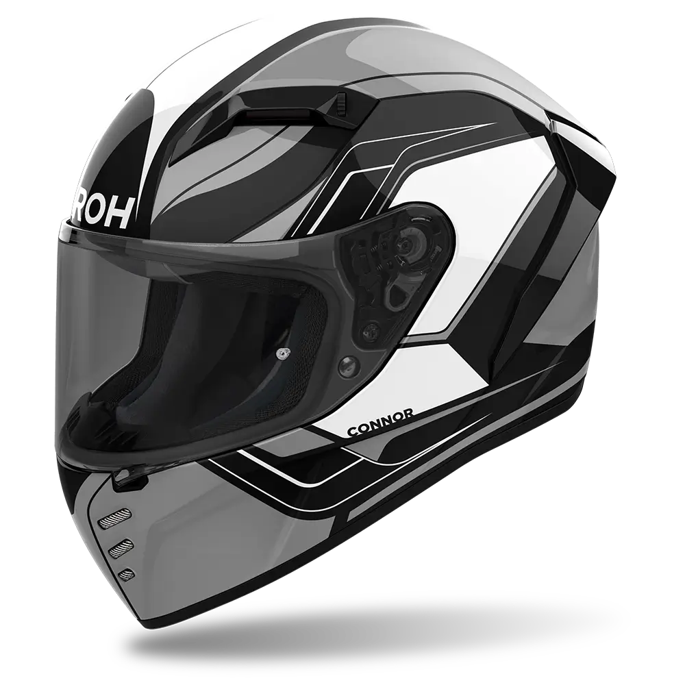 AIROH CONNOR "DUNK" BLACK GLOSS