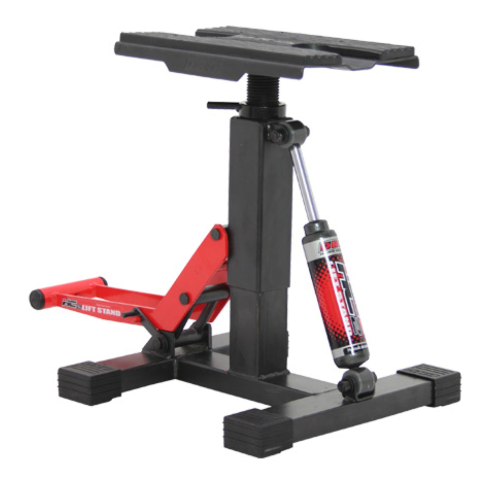 DRC HC2 Twin Arm Lift Stand with Damper - Black / Red